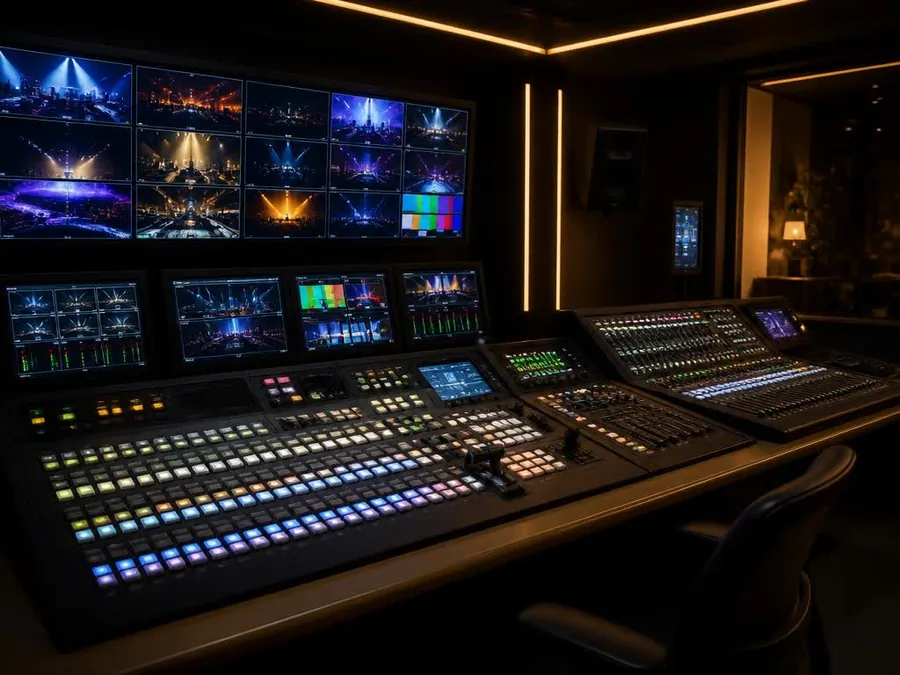 Switcher e áudio